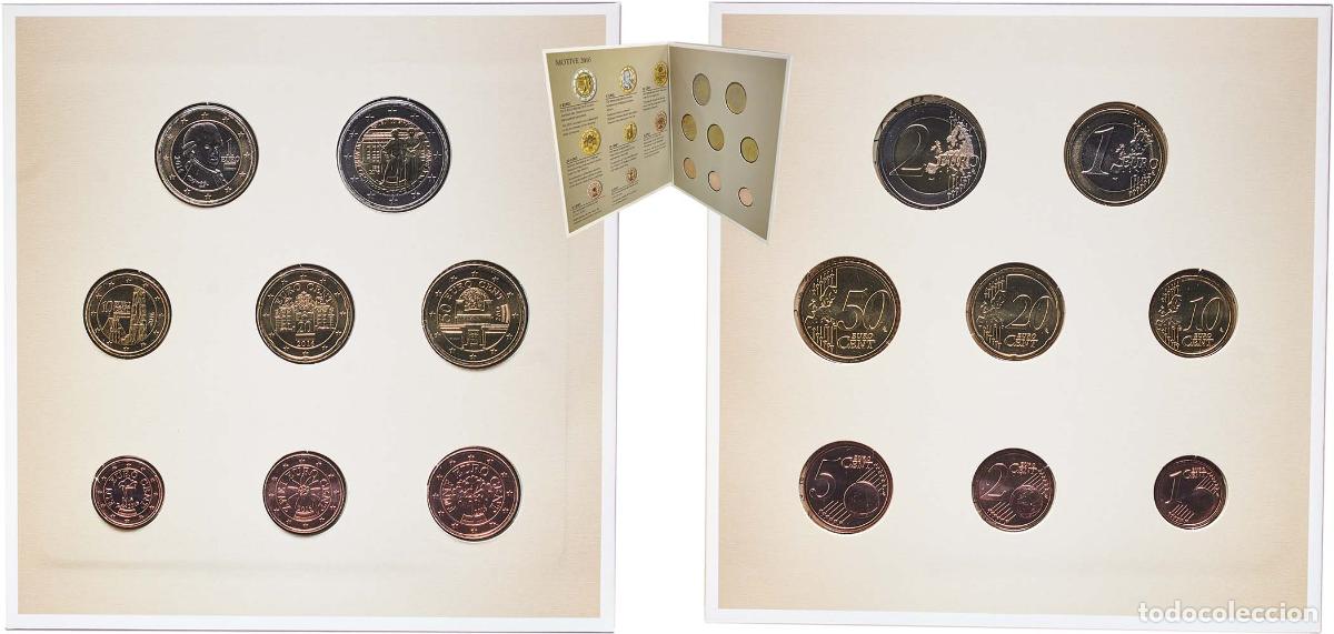 Monedas antiguas de Europa: Austria Second Republic 2016 Euro Set with 8 coins (Anniversary of the National Bank) BU