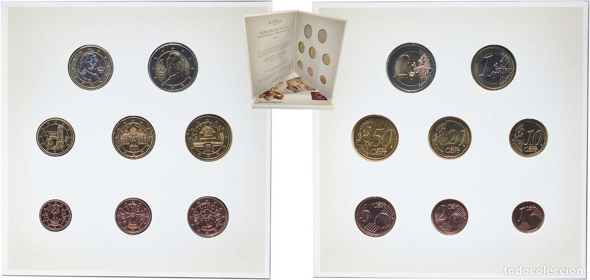 Monedas antiguas de Europa: Austria Second Republic 2017 Euro Set with 8 coins (2nd map) BU