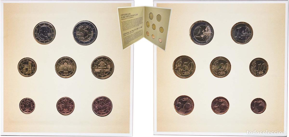 Monedas antiguas de Europa: Austria Second Republic 2018 Euro Set with 8 coins (Republic of Austria) BU