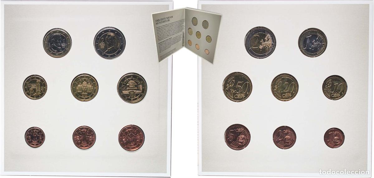 Monedas antiguas de Europa: Austria Second Republic 2021 Euro Set with 8 coins (2nd map) BU