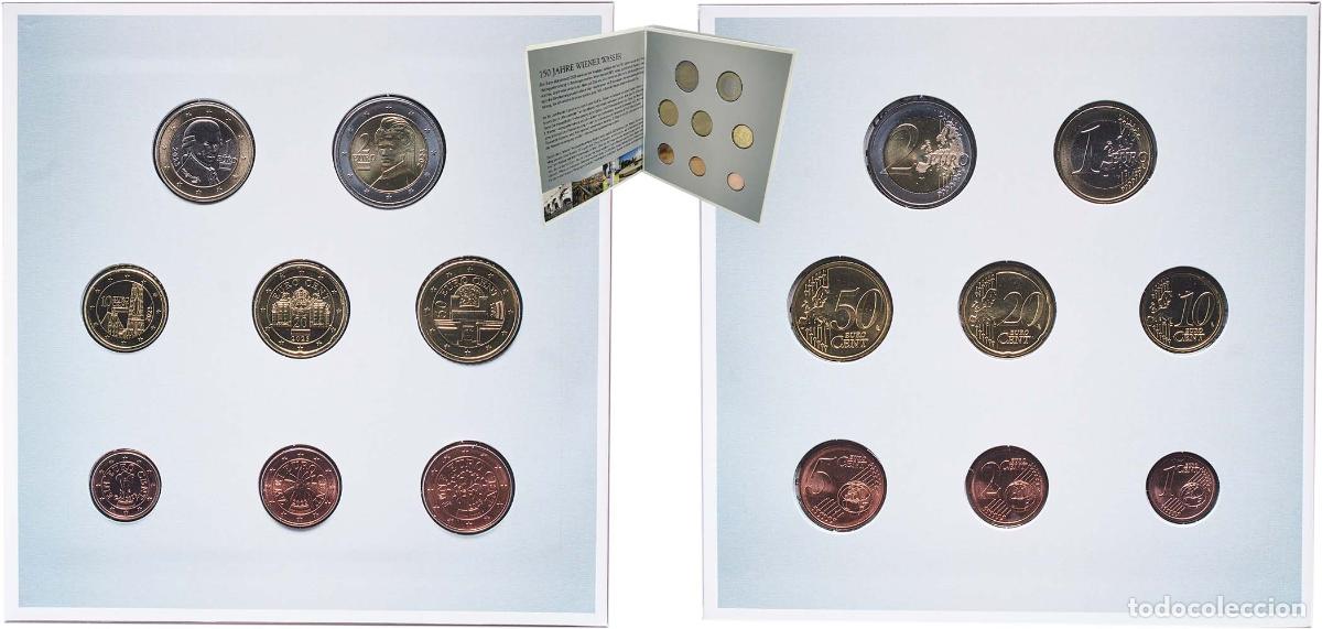 Monedas antiguas de Europa: Austria Second Republic 2023 Euro Set with 8 coins (2nd map) BU