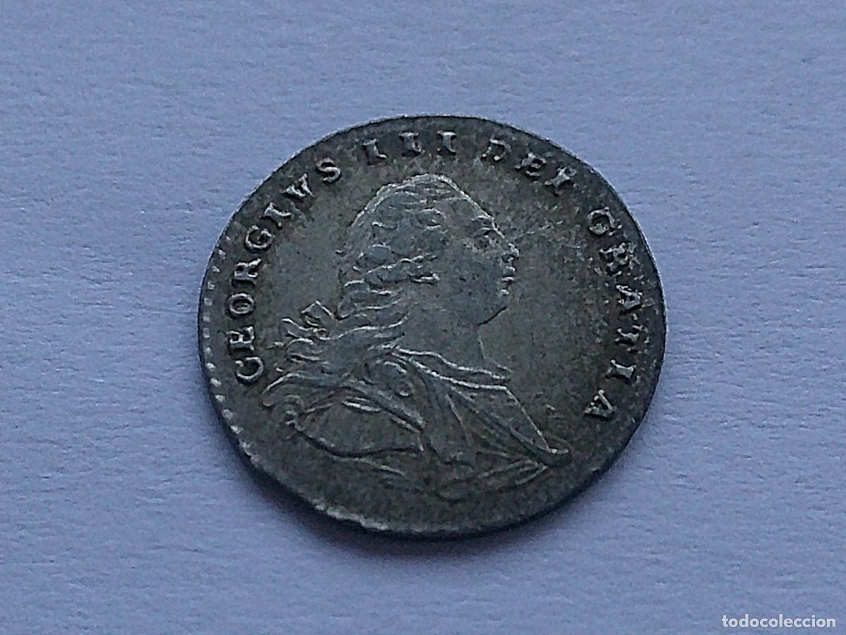 Monedas antiguas de Europa: Gran Breta&ntilde;a George III 1 penny de plata 1792 13ed29