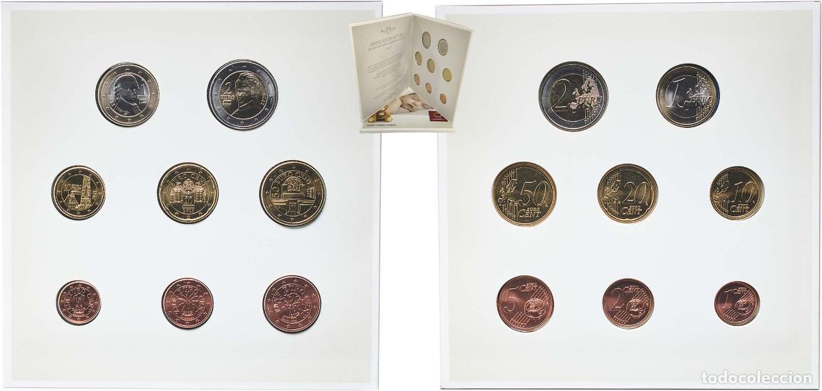 Monedas antiguas de Europa: Austria Second Republic 2025 Euro Set with 8 coins (2nd map) BU
