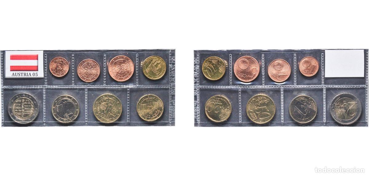 Monedas antiguas de Europa: Austria Second Republic 2005 Lot Euro with 8 coins (Austrian State Treaty) BU