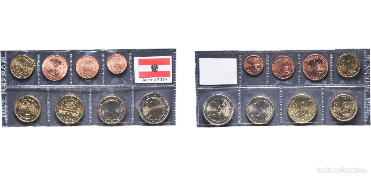 Monedas antiguas de Europa: Austria Second Republic 2019 Lot Euro with 8 coins (2nd map) BU