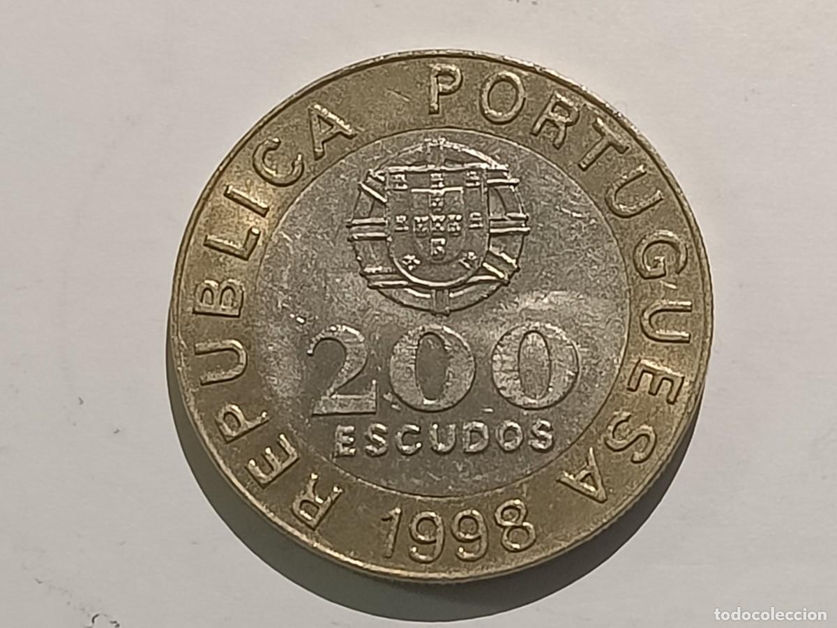 Monedas antiguas de Europa: Moneda de Portugal. 200 escudos. 1998