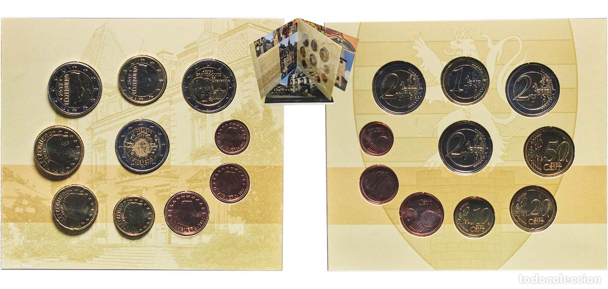 Monedas antiguas de Europa: Luxembourg 2012 Euro Set with 10 coins Henri I (Euro Cash) BU