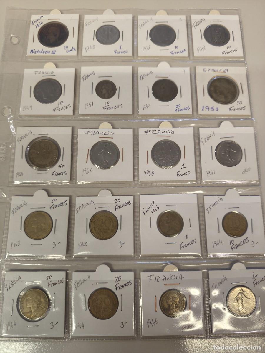 Monedas antiguas de Europa: Lote de monedas de Francia
