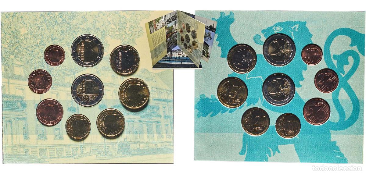 Monedas antiguas de Europa: Luxembourg 2014 Euro Set with 9 coins Henri I (175 Years of the Nation) BU