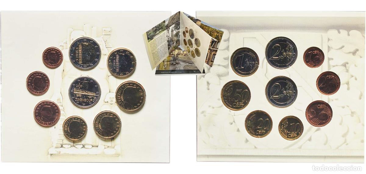 Monedas antiguas de Europa: Luxembourg 2016 Euro Set with 9 coins Henri I (50 Years of Grand Duchess Charlotte Bridge) BU