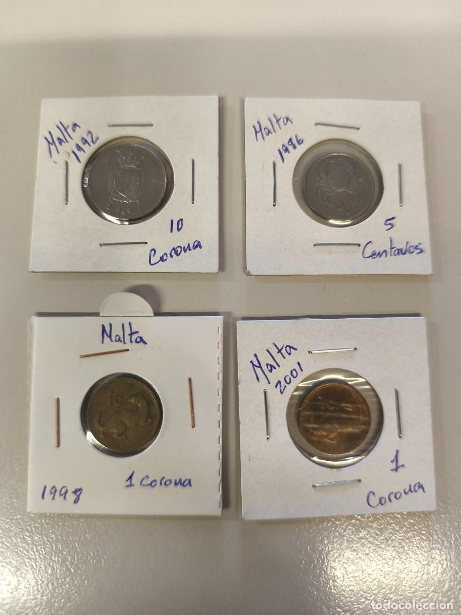 Monedas antiguas de Europa: Lote de monedas de Malta