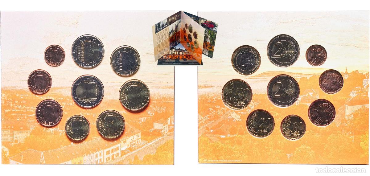 Monedas antiguas de Europa: Luxembourg 2023 Euro Set with 9 coins- Henri I (Chamber of Deputies - Hologram version) BU