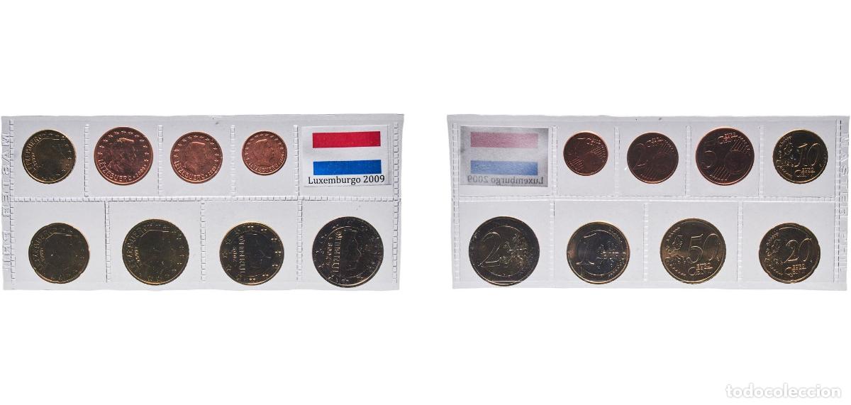 Monedas antiguas de Europa: Luxembourg 2009 Lot Euro with 8 coins - Henri I (2nd map) BU