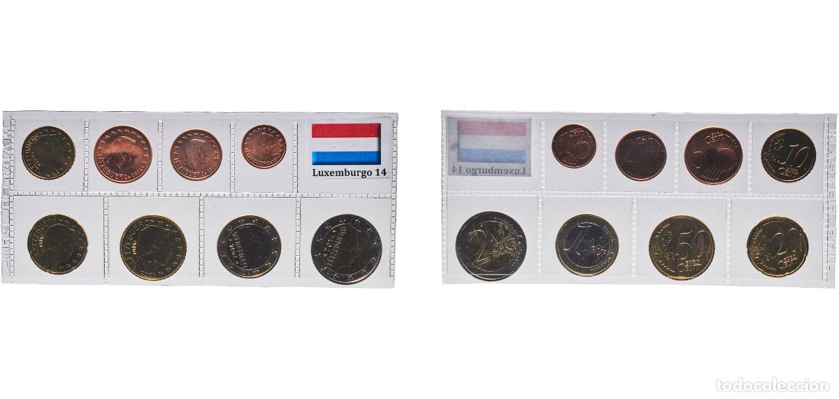 Monedas antiguas de Europa: Luxembourg 2014 Lot Euro with 8 coins - Henri I (2nd map) BU
