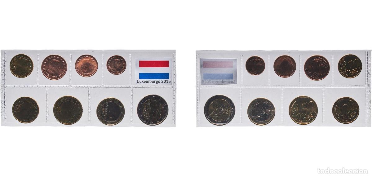 Monedas antiguas de Europa: Luxembourg 2015 Lot Euro with 8 coins - Henri I (2nd map) BU