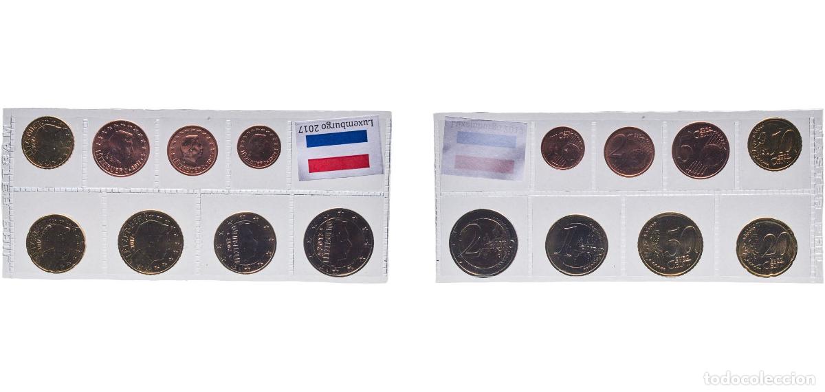 Monedas antiguas de Europa: Luxembourg 2017 Lot Euro with 8 coins- Henri I (2nd map) BU
