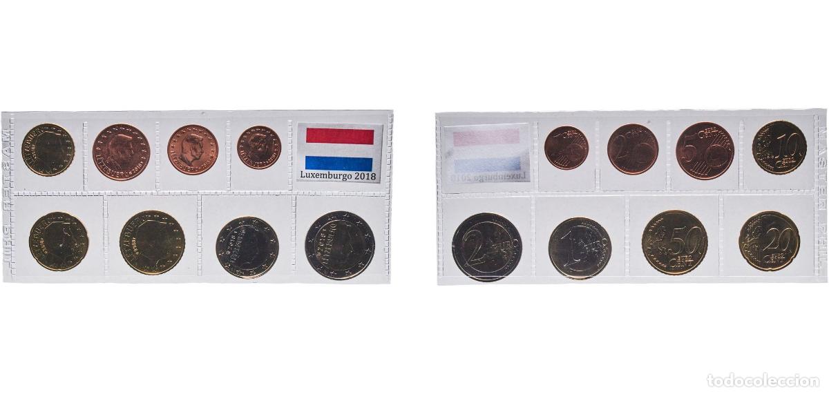 Monedas antiguas de Europa: Luxembourg 2018 Lot Euro with 8 coins- Henri I (2nd map) BU