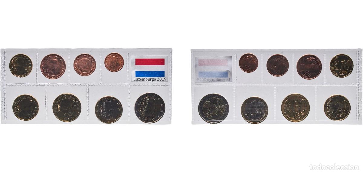 Monedas antiguas de Europa: Luxembourg 2019 Lot Euro with 8 coins- Henri I (2nd map) BU