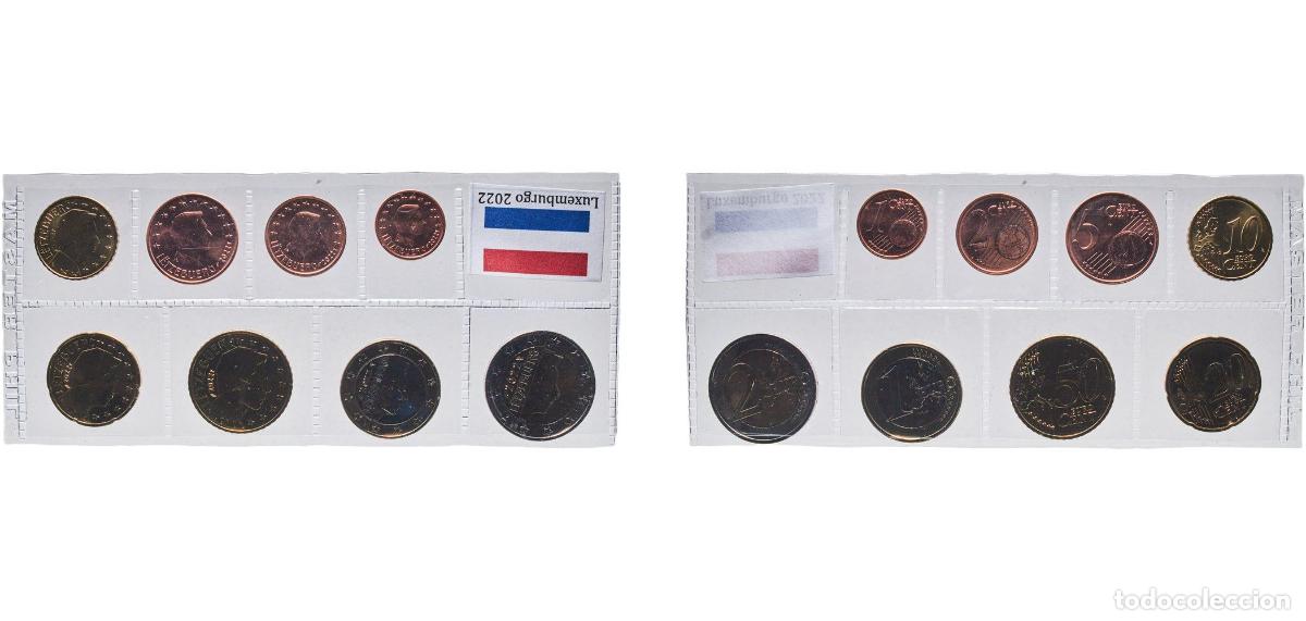 Monedas antiguas de Europa: Luxembourg 2022 Lot Euro with 8 coins - Henri I (2nd map) BU