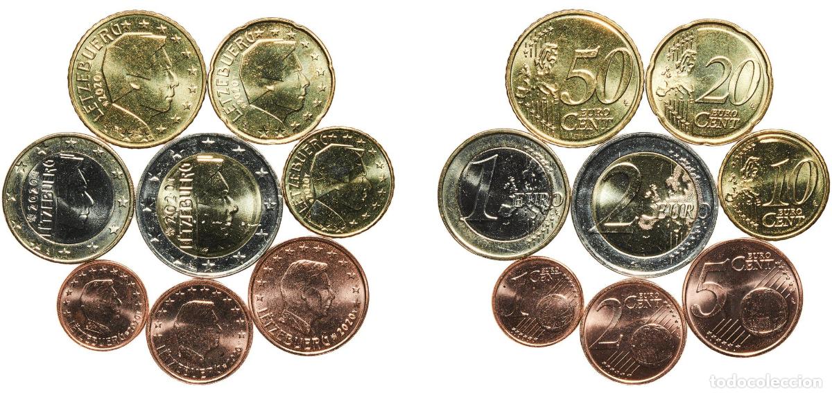 Monedas antiguas de Europa: Luxembourg 2020 Lot Euro with 8 coins - Henri I (2nd map) BU