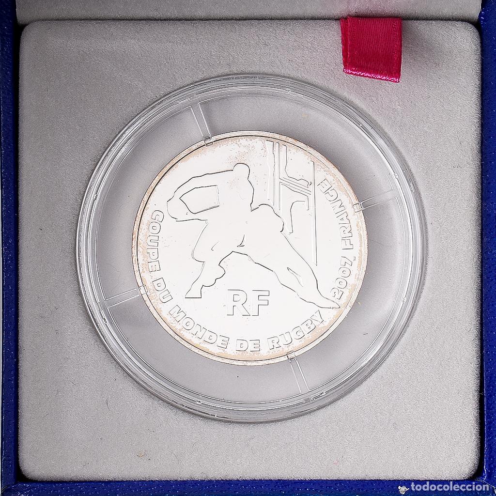 Monedas antiguas de Europa: [#1545961] Francia, 1/4 Euro, Coupe du monde de rugby, BU, 2007, MDP, Plata, FDC, KM:1483