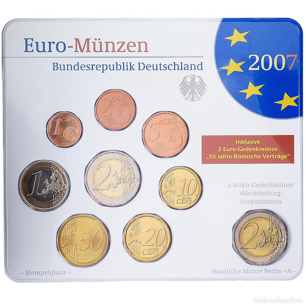Monedas antiguas de Europa: [#1545975] Alemania, Set 1 ct. - 2 Euro + 2&euro;, Trait&eacute; de Rome, S&eacute;rie BU, 2007, Berlin