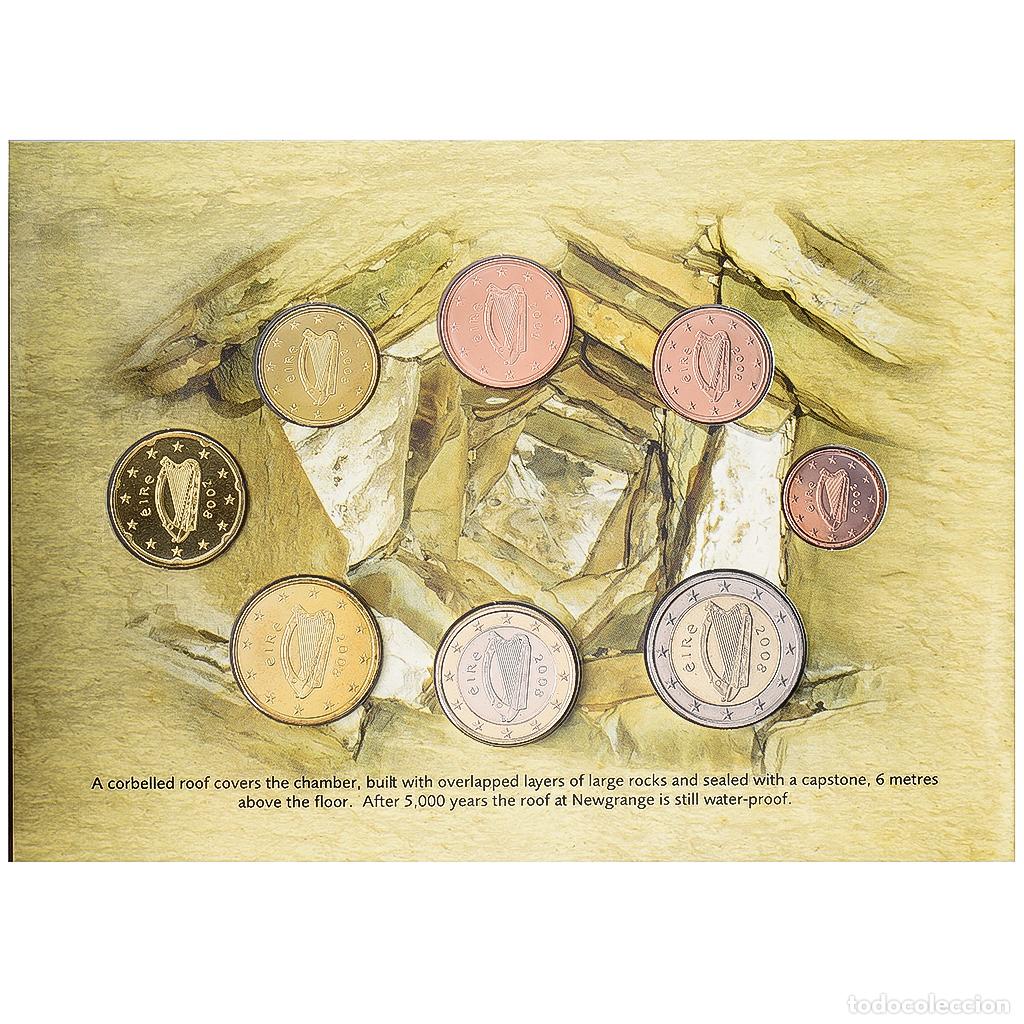 Monedas antiguas de Europa: [#1545978] REP&Uacute;BLICA DE IRLANDA, Set 1 ct. - 2 Euro, Newgrange, S&eacute;rie BU, 2008