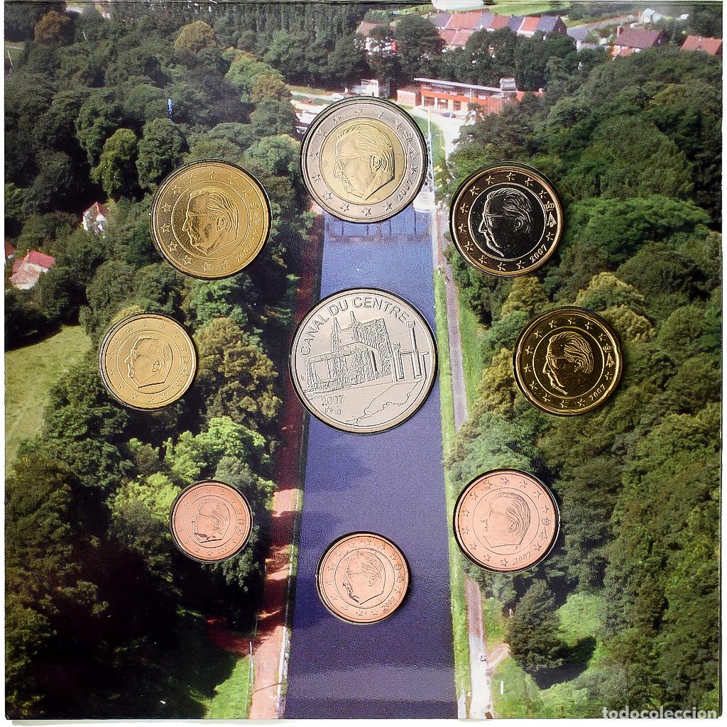 Monedas antiguas de Europa: [#1545981] B&eacute;lgica, Set 1 ct. - 2 Euro + Token, euro set - Les ascenseurs du Canal du