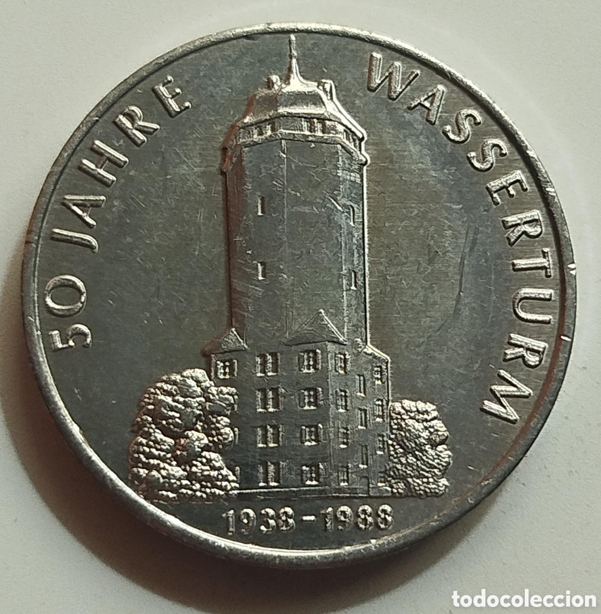 Monedas antiguas de Europa: Medalla Ficha Alemana Entidad Bancaria Sparkasse 1988