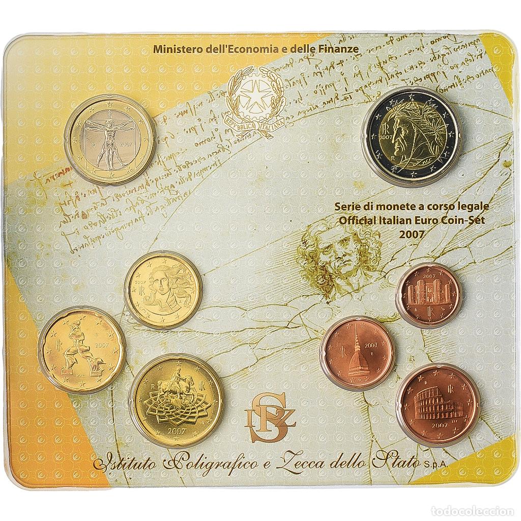 Monedas antiguas de Europa: [#1545985] Italia, Set 1 ct. - 2 Euro, S&eacute;rie BU, 2007, Rome, Sin informaci&oacute;n, FDC