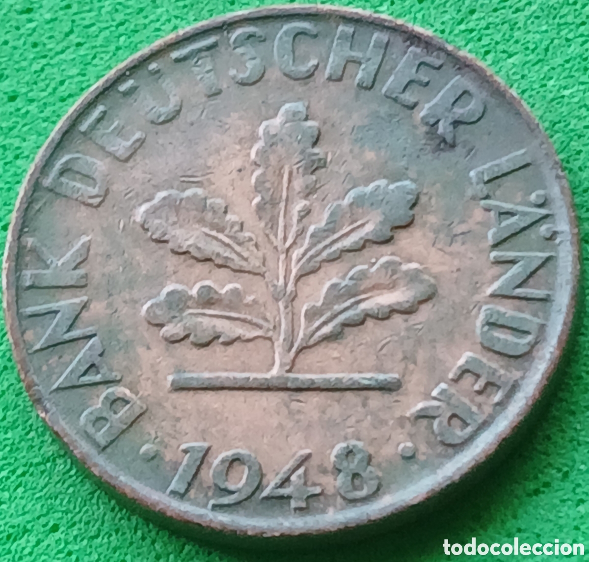 Monedas antiguas de Europa: Alemania Occidental 1 pfennig 1948 G km#A101