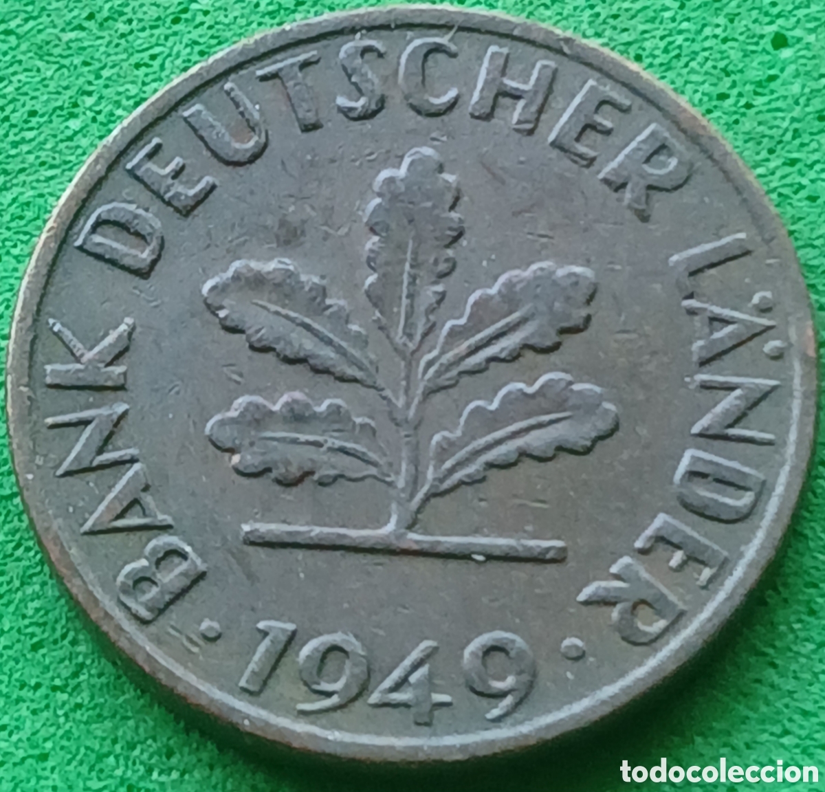 Monedas antiguas de Europa: Alemania Occidental 1 pfennig 1949 F km#A101