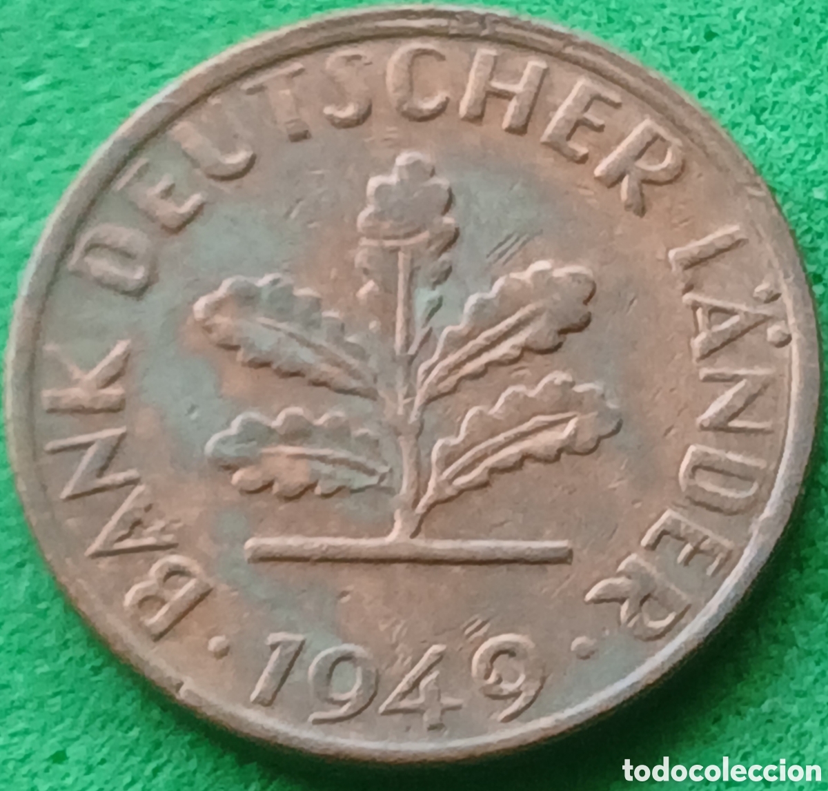 Monedas antiguas de Europa: Alemania Occidental 1 pfennig 1949 G km#A101
