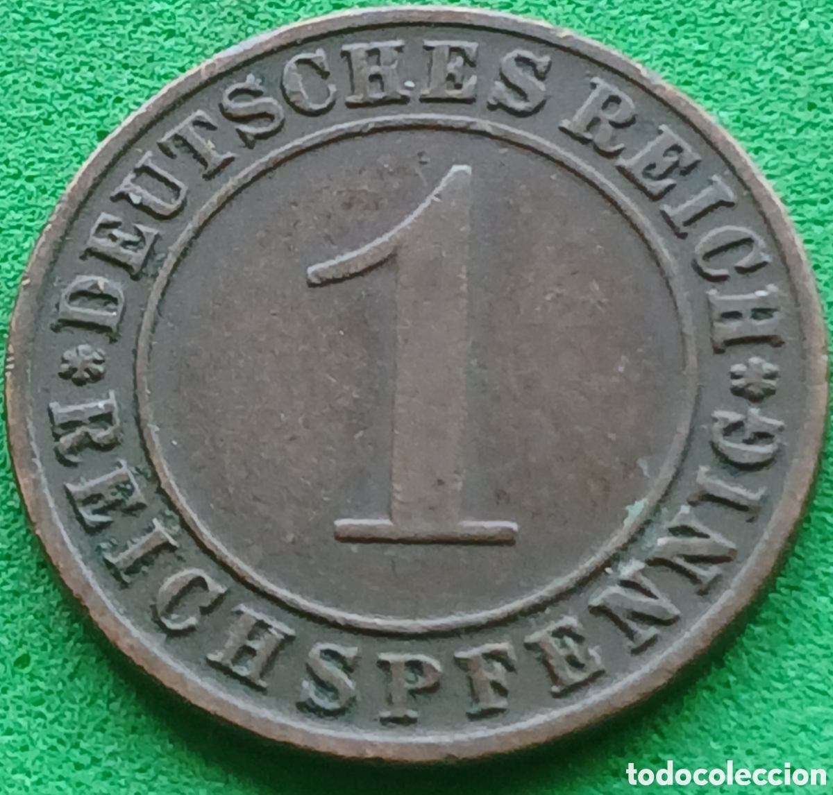 Monedas antiguas de Europa: Alemania Rep&uacute;blica de Weimar 1 reichspfennig 1935 D km#37