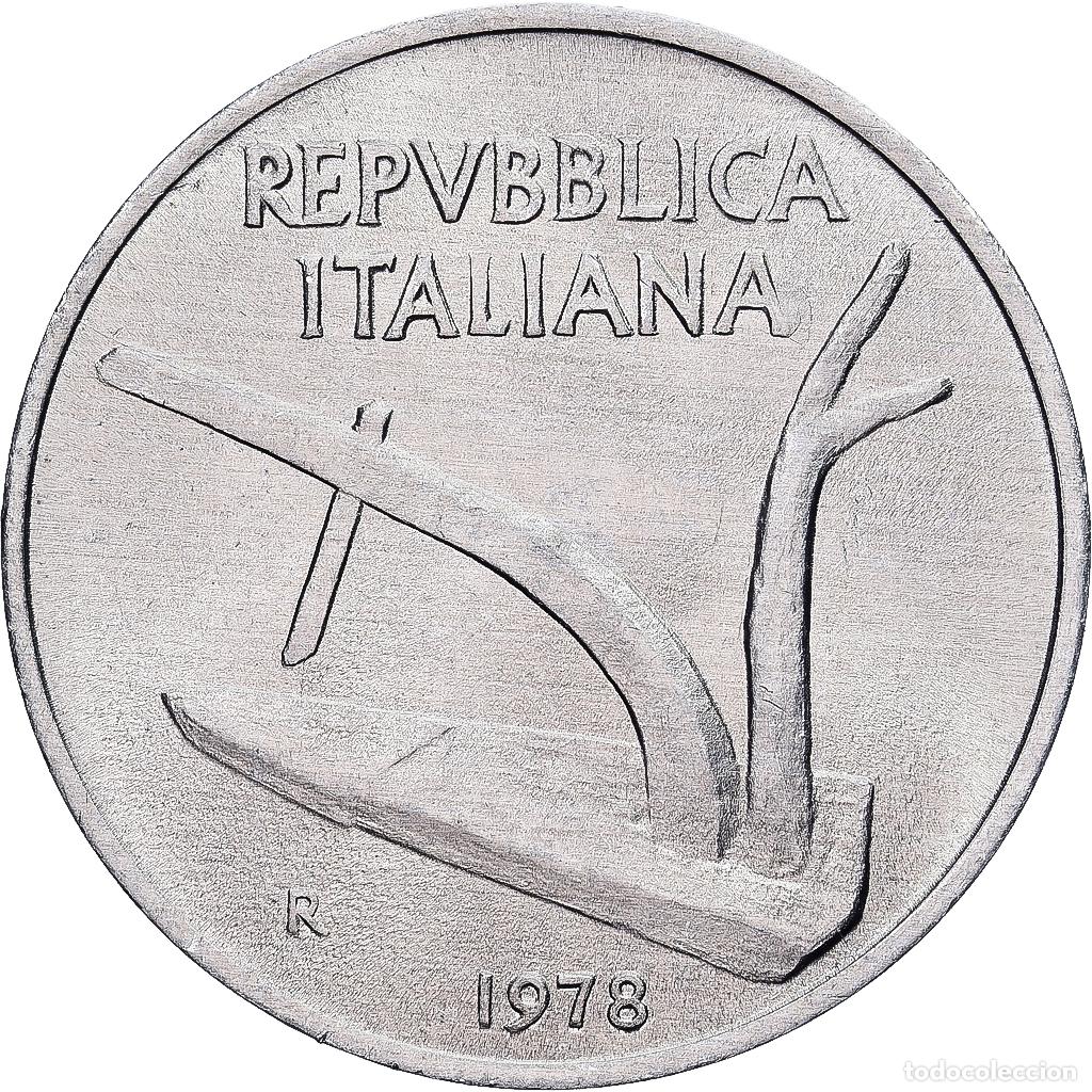 Monedas antiguas de Europa: [#1551952] Italia, 10 Lire, 1978, Rome, Aluminio, EBC+, KM:93
