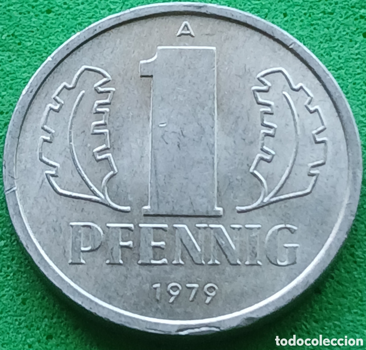 Monedas antiguas de Europa: Alemania Oriental 1 pfennig 1979 km#8.2