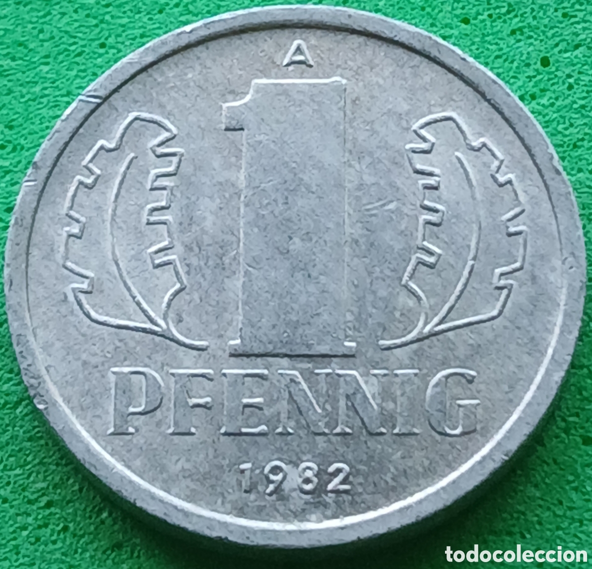 Monedas antiguas de Europa: Alemania Oriental 1 pfennig 1982 km#8.2
