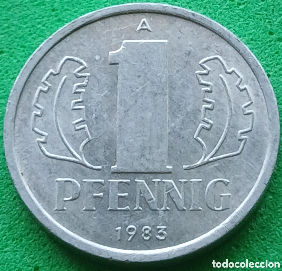 Monedas antiguas de Europa: Alemania Oriental 1 pfennig 1983 km#8.2