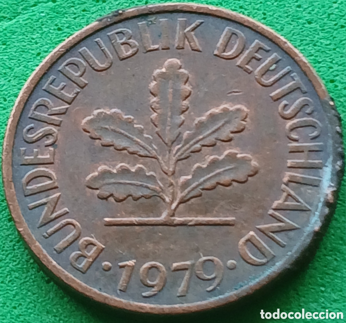 Monedas antiguas de Europa: Alemania Occidental 2 pfennig 1979 G km#106a