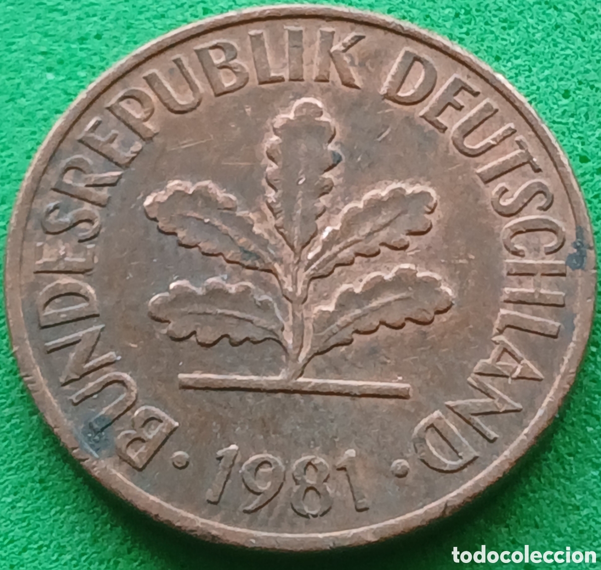 Monedas antiguas de Europa: Alemania Occidental 2 pfennig 1981 G km#106a