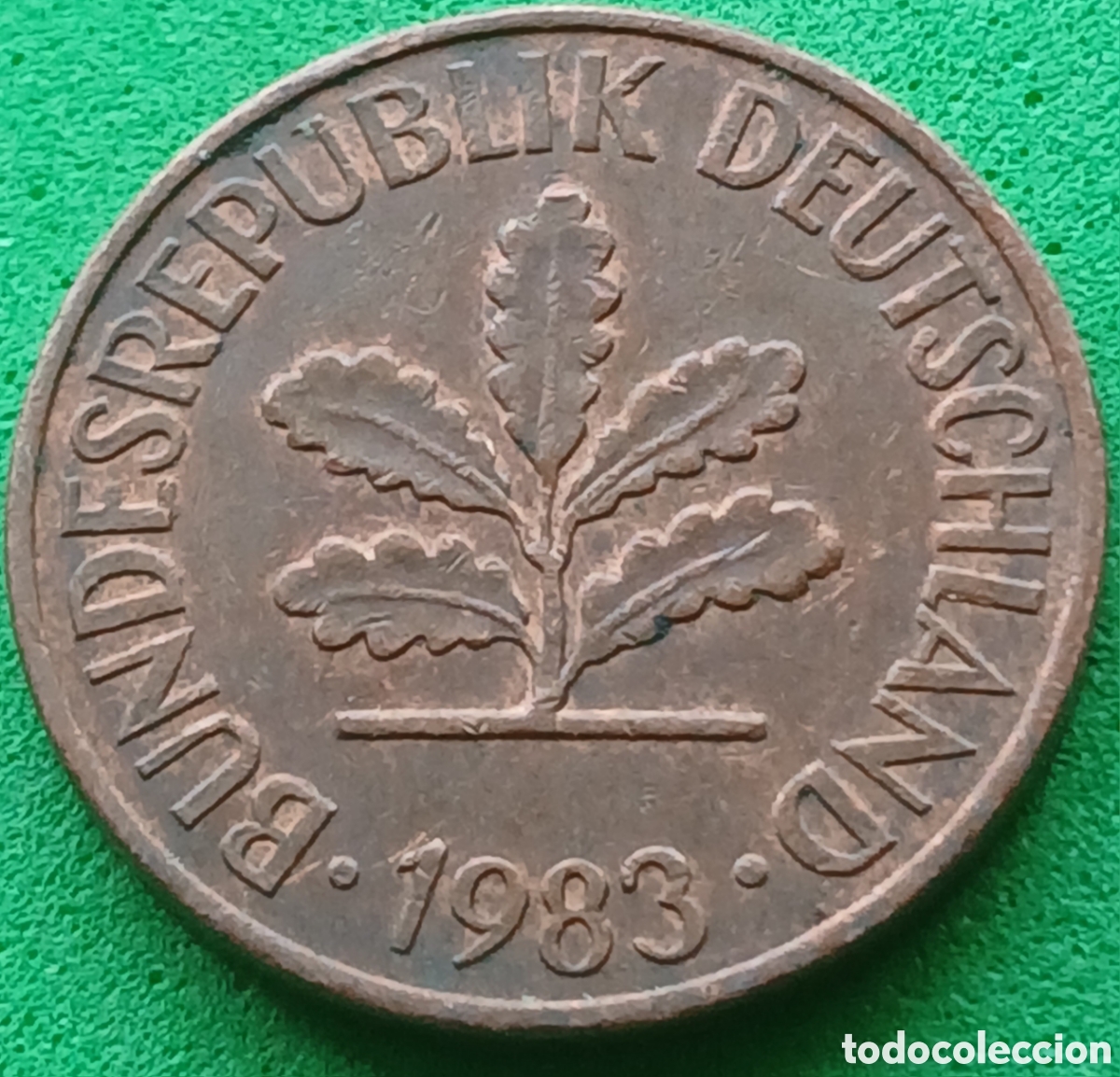 Monedas antiguas de Europa: Alemania Occidental 2 pfennig 1983 D km#106a