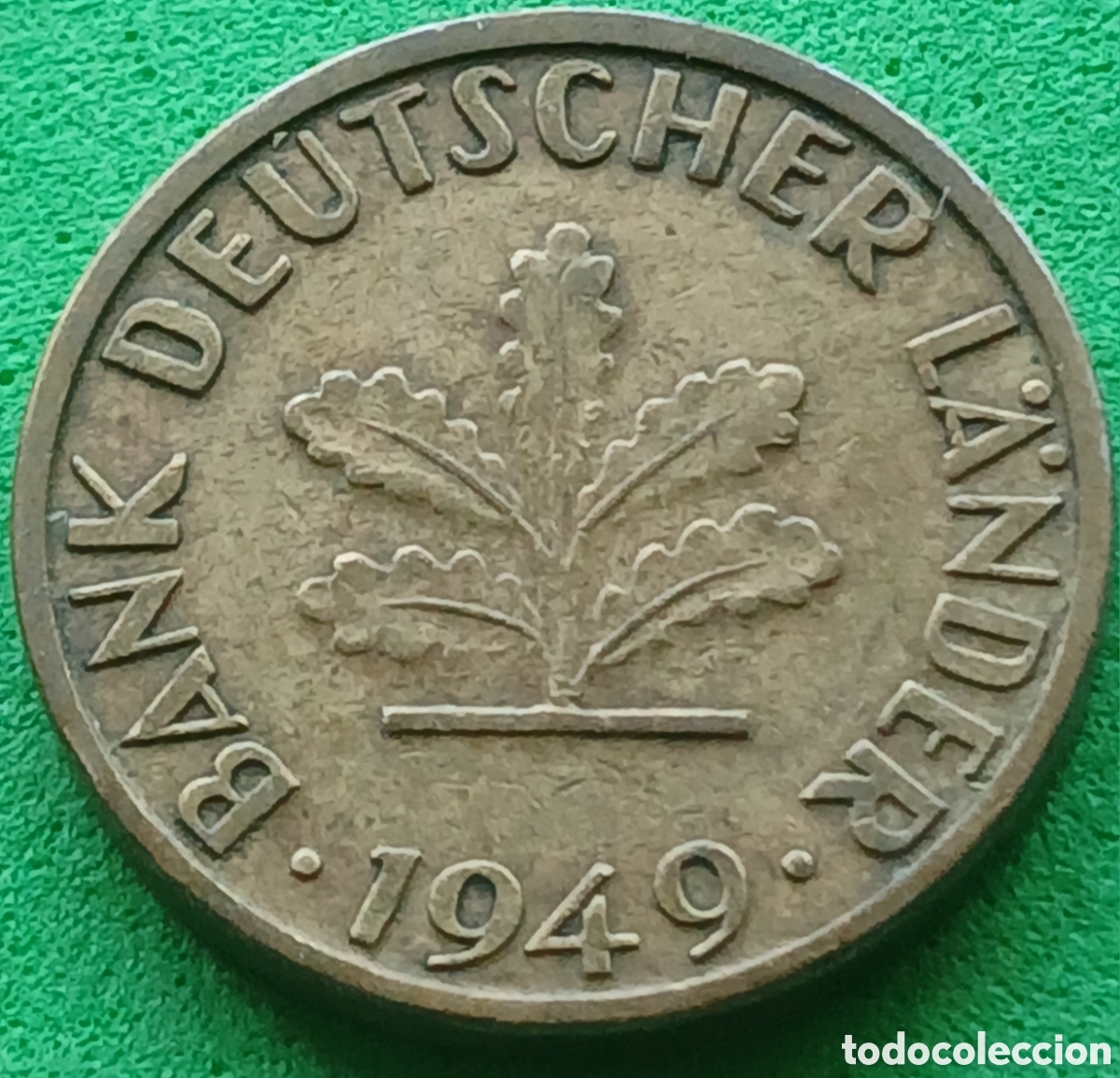 Monedas antiguas de Europa: Alemania Occidental 5 pfennig 1949 J km#102
