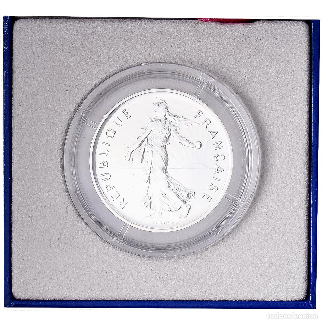 Monedas antiguas de Europa: [#1546025] Francia, 5 Francs, Semeuse, 2001, MDP, BU, Plata, FDC, Le Franc:1206, KM:1309