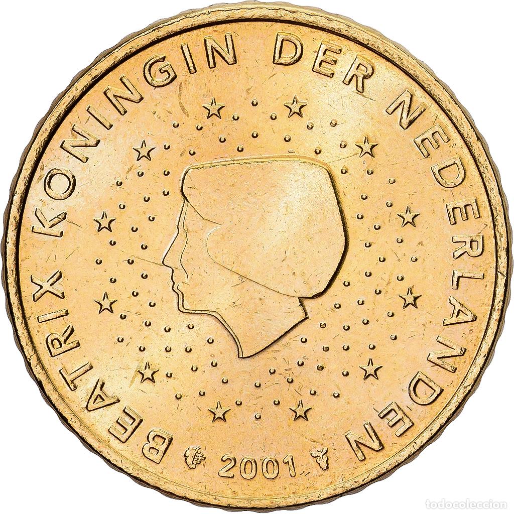 Monedas antiguas de Europa: [#1551970] Pa&iacute;ses Bajos, Beatrix, 50 Euro Cent, 2001, Utrecht, Lat&oacute;n, EBC+, KM:239