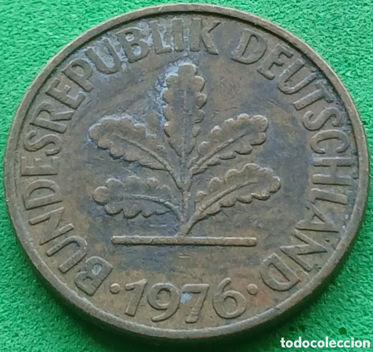 Monedas antiguas de Europa: Alemania Occidental 10 pfennig 1976 D km#108