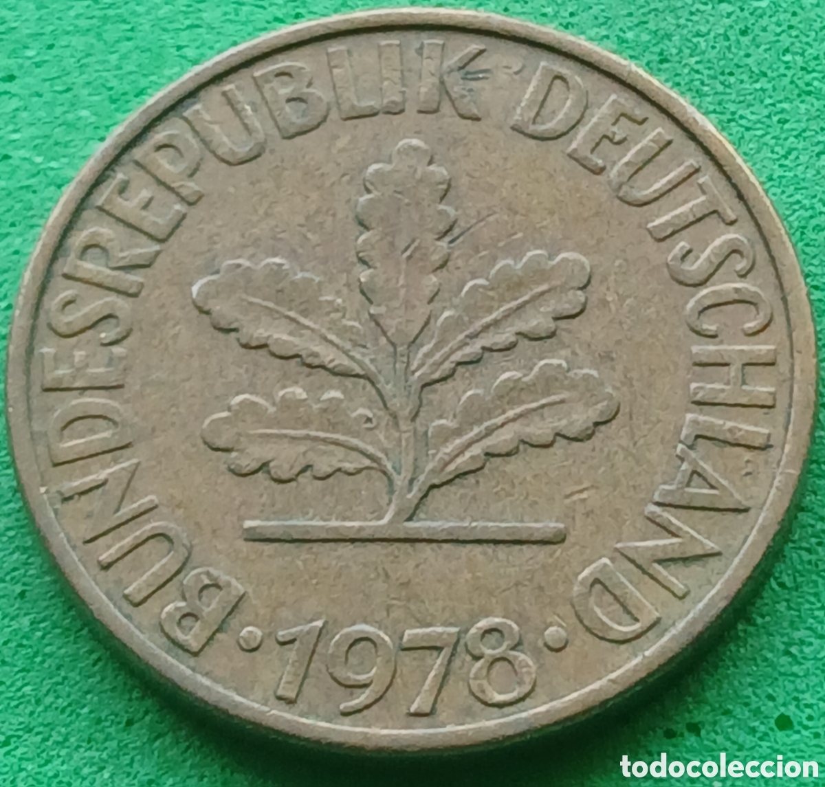 Monedas antiguas de Europa: Alemania Occidental 10 pfennig 1978 D km#108