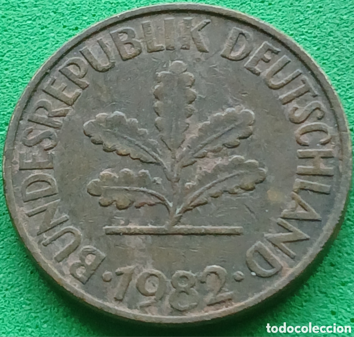 Monedas antiguas de Europa: Alemania Occidental 10 pfennig 1982 D km#108