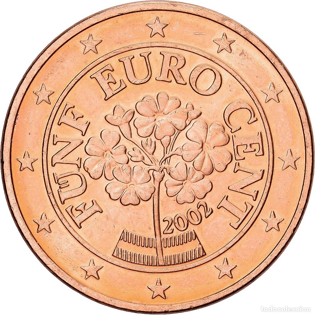 Monedas antiguas de Europa: [#1551974] Austria, 5 Euro Cent, 2002, Vienna, Cobre chapado en acero, EBC+, KM:3084
