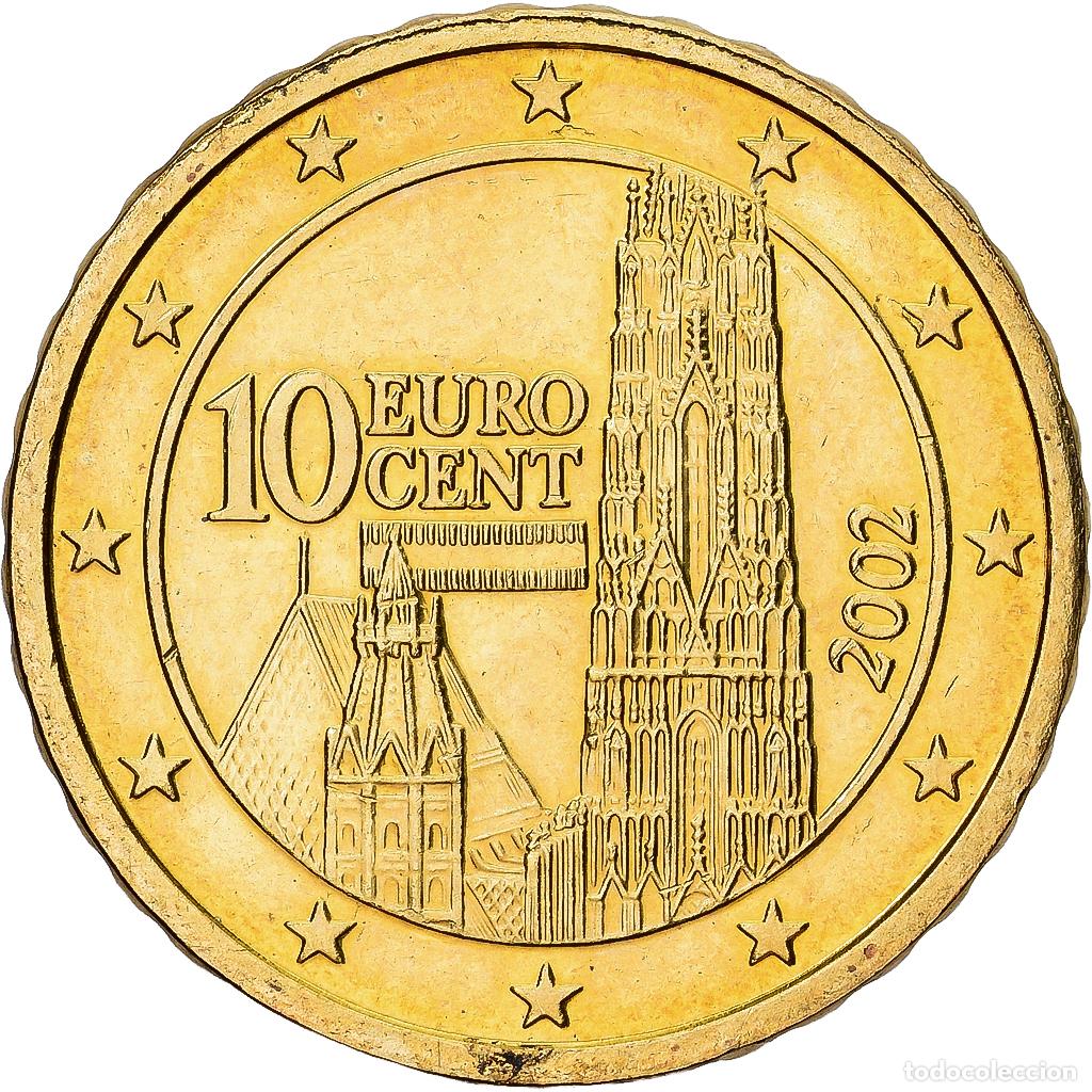 Monedas antiguas de Europa: [#1551975] Austria, 10 Euro Cent, 2002, Vienna, Lat&oacute;n, EBC+, KM:3085