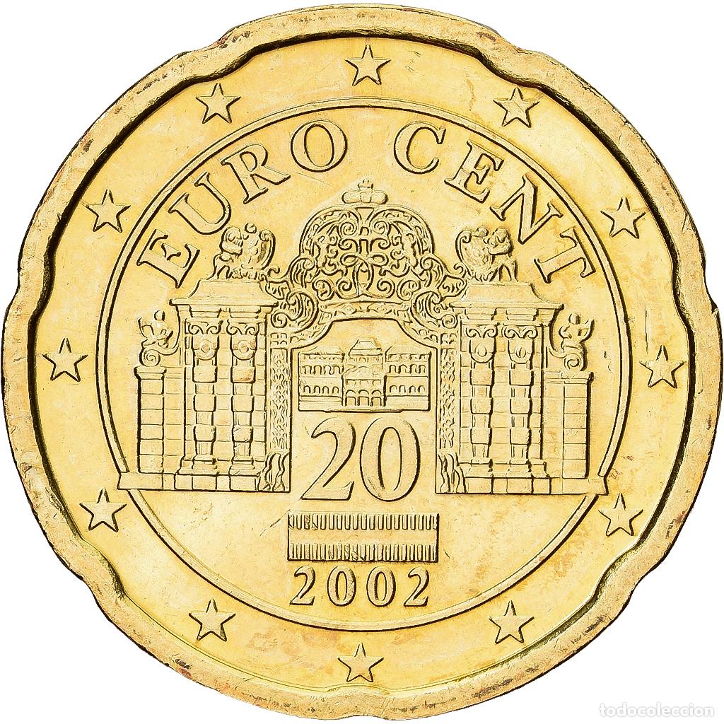 Monedas antiguas de Europa: [#1551976] Austria, 20 Euro Cent, 2002, Vienna, Lat&oacute;n, EBC+, KM:3086